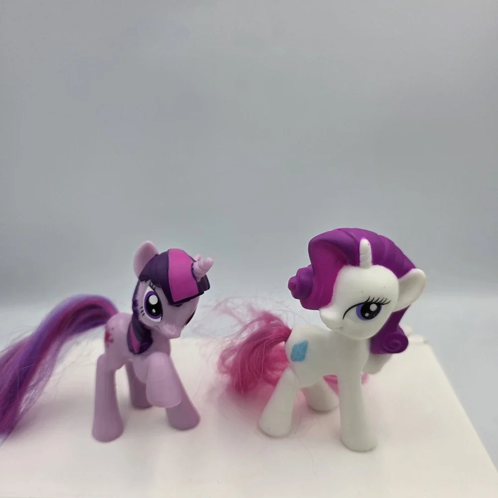 My Little Pony Hasbro McDonald's 2011 Rarity & Twilight Sparkle 2.75